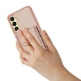 thumbnail image 2 of Compatible with Samsung Galaxy A16 5G Wallet Phone Case,360°Rotation Finger Ring Holder Kickstand,with Card Holder,Lychee Pattern PU Leather Durable Shockproof Rugged Phone Case,Rosegold, 2 of 12
