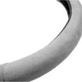 thumbnail image 6 of BDK Comfort Grip Memory Car Steering Wheel Cover - Standard Size, Max Protection From Hot & Cold Weather (Gray), 6 of 8