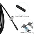 thumbnail image 4 of Uxcell Speed Skipping Rope Adjustable Speed Jumping Rope Adults Workout Skipping Rope with 18mm Handle Black, 4 of 6