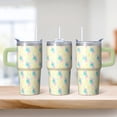 thumbnail image 2 of 20OZ Unicorn Cup with Handle and Leak Resistant Straw Double Wall Stainless Steel Tumbler Insulated Travel Mug Ideal Gifts for Women Mom Friends on Birthday Christmas Thanksgiving, 2 of 6