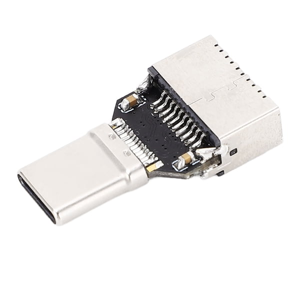 USB 3.0 Tipo C A Tipo E Adaptador, 20 Gbps Tipo C Masculino A Tipo E Adaptador Femenino Versátil Plug and Play Support AUNTO DE ANCO DE BANDA para LA CompuTADORA