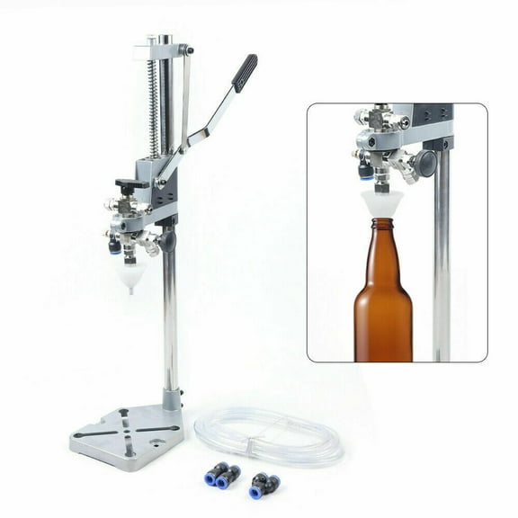 Manual Bottle Pressure Beer Filler Filling Machine Stainless Steel Packing Kit