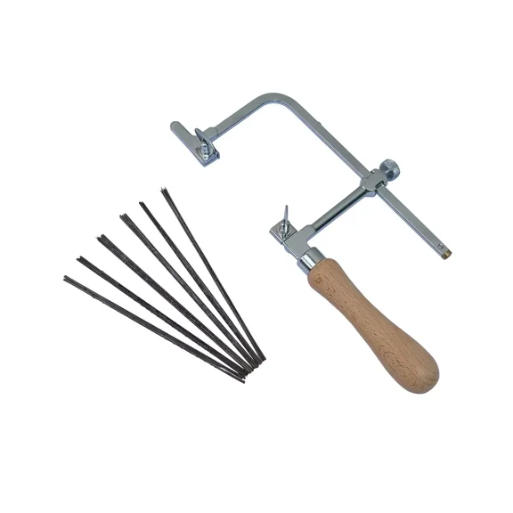 Jewelers Saw Frame Adjustable Type & 144 Grade Blades 1/0 - 6/0 - Jewelry Tool