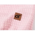 thumbnail image 5 of Weilanxin Mens Hooded Sweatshirt Casual Long Sleeve Drawstring Waffle Knit Pullover Hoodies Pink XL, 5 of 8
