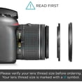 thumbnail image 2 of 82mm-77mm Step Down Ring [82mm Lens to 77mm Filter] 2 Pack, WH1916 Camera Lens Filter Adapter Ring Lens Converter, 2 of 5