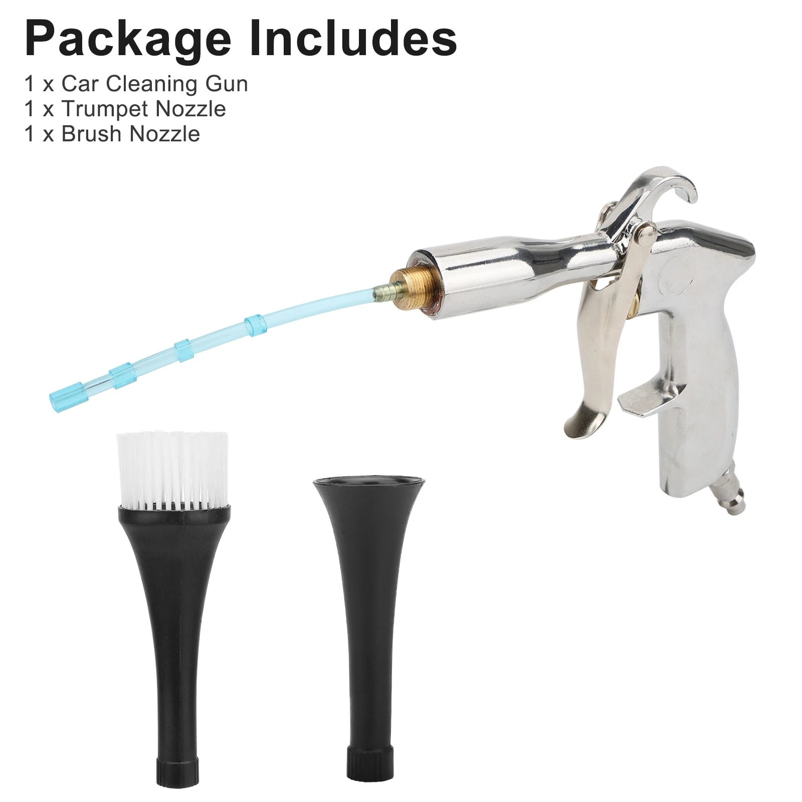 APPLAYERR 360° Rotating Tip Air Blow Gun Lightweight Structure For Auto Detailing Convertible Top Blanket Surface Care
