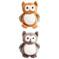 thumbnail image 1 of 2 Uds Búho Juguete De Peluche Decoración Figura Simulación Suave Búho Para Niños, 1 of 8