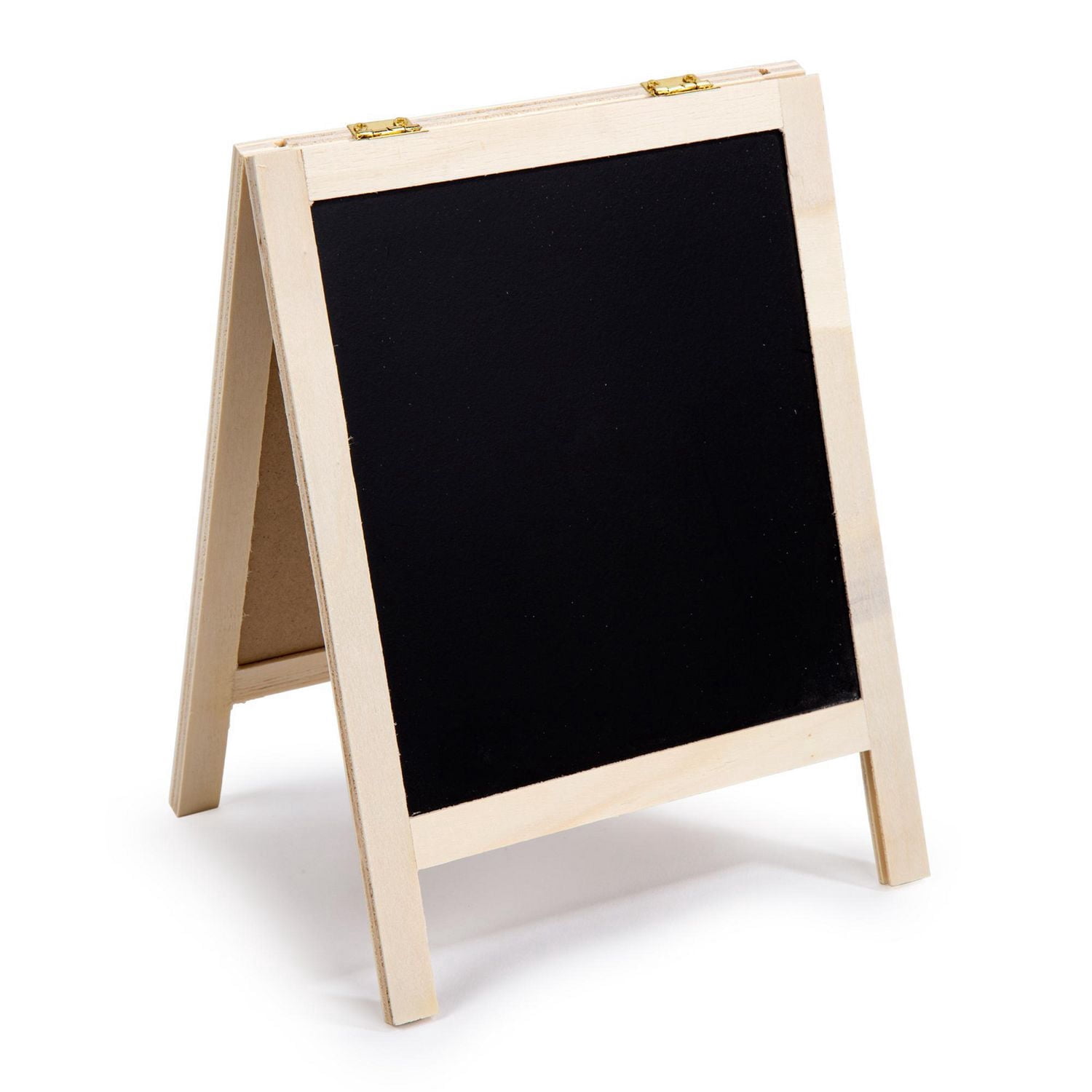 Time 4 Crafts 6-Pack Unfinished DIY Wooden A-Frame Chalkboard Set
