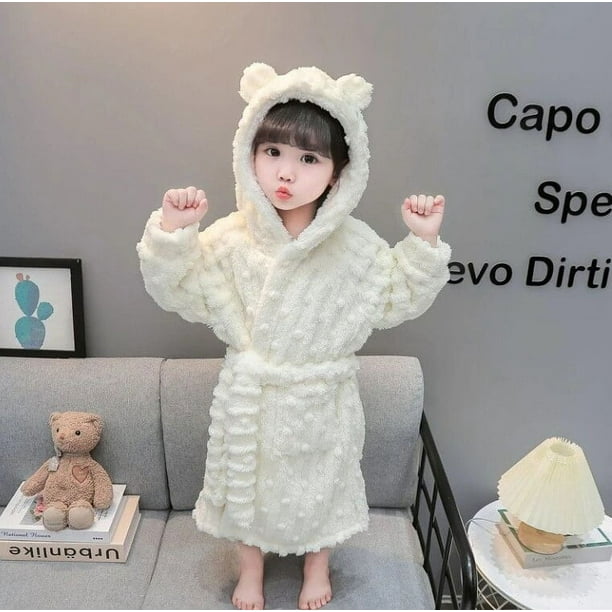 Bonito camison de franela para nina pijama con capucha de manga larga bonito Sanrios My Melody Cinnamoroll Kawaii otono e invierno regalo para ninos Bodega Aurrera en linea