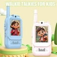 thumbnail image 2 of Walkie Talkies for Kids, Video Walkie Talkies 2 Pack with Screen Display, Rechargeable Toy Radios for Ages 3-12, Voice Changer & Real-Time Video Chat,Gifts for Boys Girls, 2 of 9