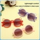 thumbnail image 4 of Cartoon Sunglasses Colorful Summer Outdoor Glasses Cat Eye Eyewear Children Girls Round Frame, 4 of 5