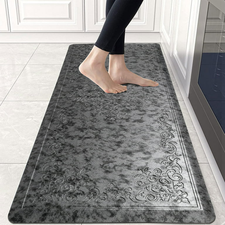 0.47 Inch Thick Anti Fatigue Cushioned Kitchen mats for Floor, Non-Sli –  Ashley Area Rugs