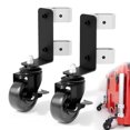 thumbnail image 2 of Ruedas Ruedas Delanteras Dobles De 360 ​​​​grados Capacidad De 200 Libras Accesorios De Acero Inoxidable Para Caja De Herramientas Rodante, 2 of 7