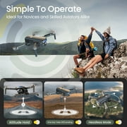 Holy Stone HS360S GPS Drone with 4K UHD Camera for Adults, Foldable Quadcopter with 10000 feet Control Range, Brushless Motor, 5G Transmission, Black