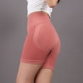 thumbnail image 4 of Sngxgn Yoga Shorts for Women Tummy Control High Waist Yoga Shorts(Pink,S), 4 of 7