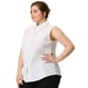 thumbnail image 1 of Camisas con botones de oficisin mangas de talgrande pamujer Top Blanco XL, 1 of 5