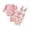 Pink, variant on RUINIXCW Baby Girl Outfit, Long Sleeve Romper with Floral Overall Pants Fall Outfit Clothing Set