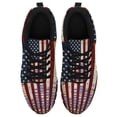 thumbnail image 2 of America Strong Jesus Christ Joshua 1 9 Running Shoes Sneakers Mesh Black Size 10, 2 of 5