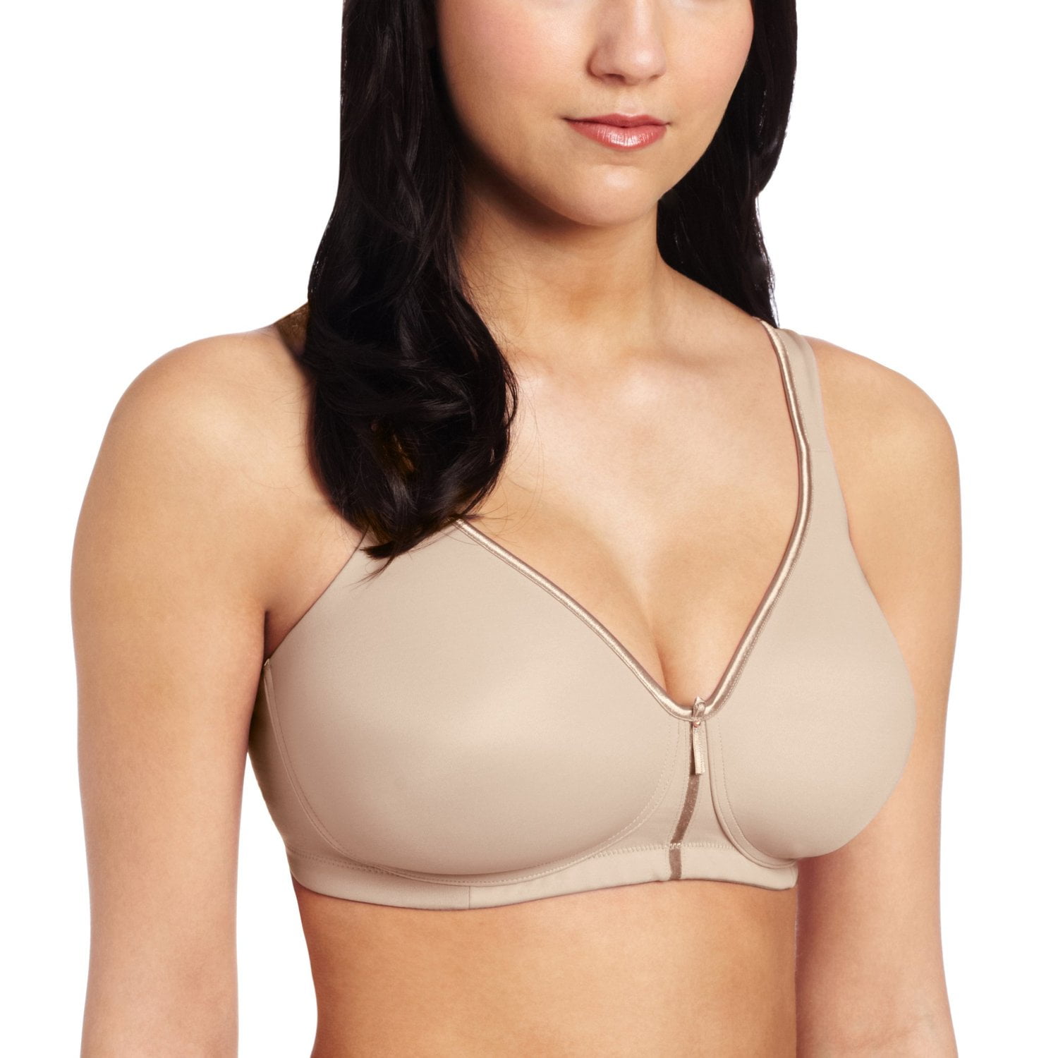 Vanity Fair Womens Body Caress Full Coverage Wirefree Bra, 38D, Damask
