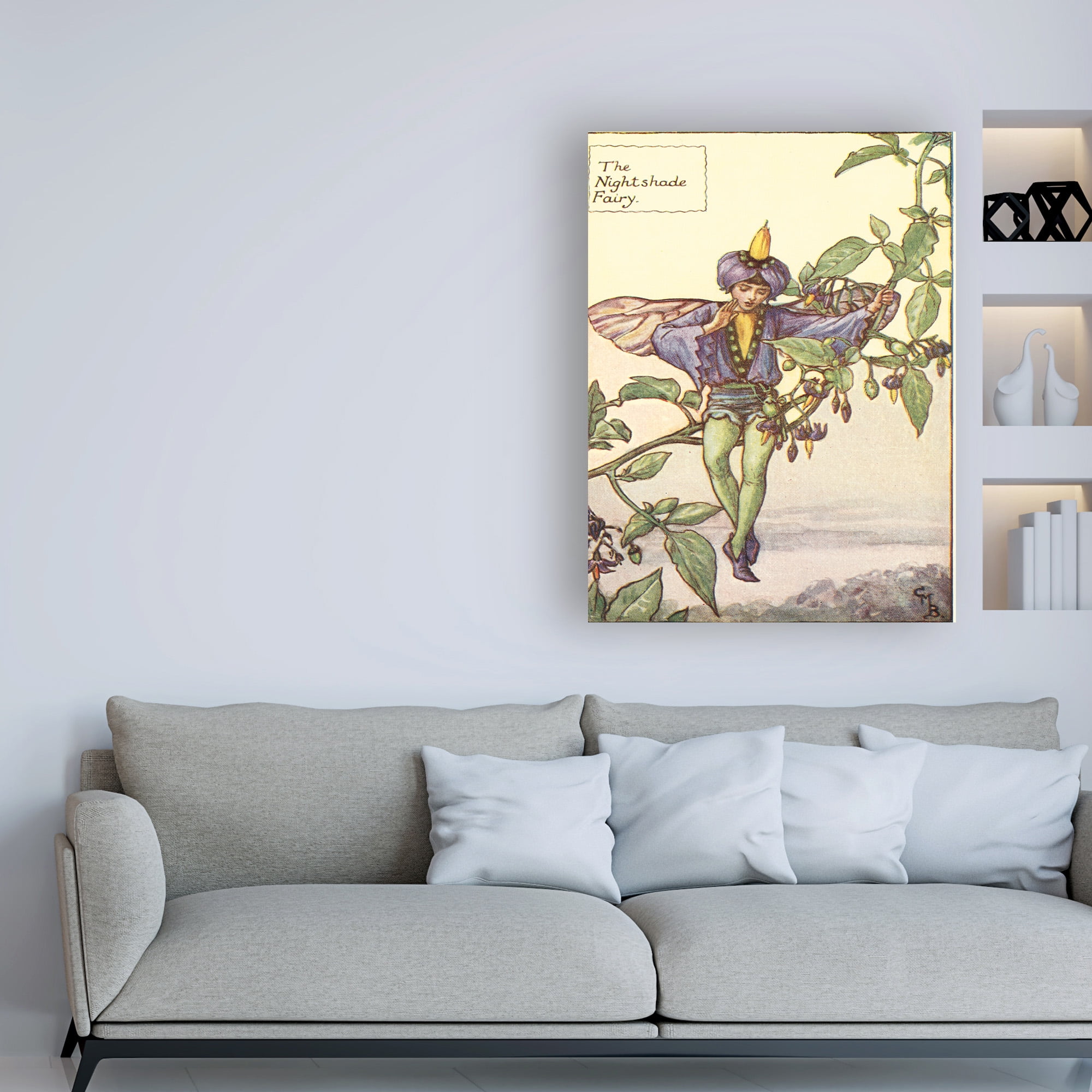 Trademark Fine Art 'The Nightshade Fairy' Canvas Art by Vision Studio