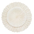 thumbnail image 2 of BalsaCircle 6 Antique White 13" Acrylic Round Charger Plates Sunray Design Party Events, 2 of 8
