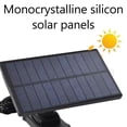 thumbnail image 4 of Lámpara solar para exteriores con sensor de movimiento, lámpara solar para exteriores de 122 LED con control remoto, foco solar de 1200 lúmenes, foco solar para jardín con cable de 5 m,, 4 of 5