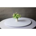 thumbnail image 2 of ORUYROP 2-Pack Cocktail Round Table Topper Cap Spandex Fitted Stretch Cocktail Tablecloth Tight Stretchable Elastic for Weddings Banquets Events Parties Restaurants(Size: 280cm,Color:White,), 2 of 7