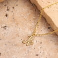 thumbnail image 4 of Kinitial-collar de acero inoxidable con grabado láser para mujer, colgante con inicial de A-Z, joyería de moda, regalo conmemorativo, 4 of 4