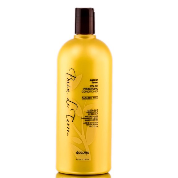 32 oz , Bain de Terre Passion Flower - Color Preserving Conditioner Hair, Pack of 2 w/ SLEEKSHOP Teasing Comb