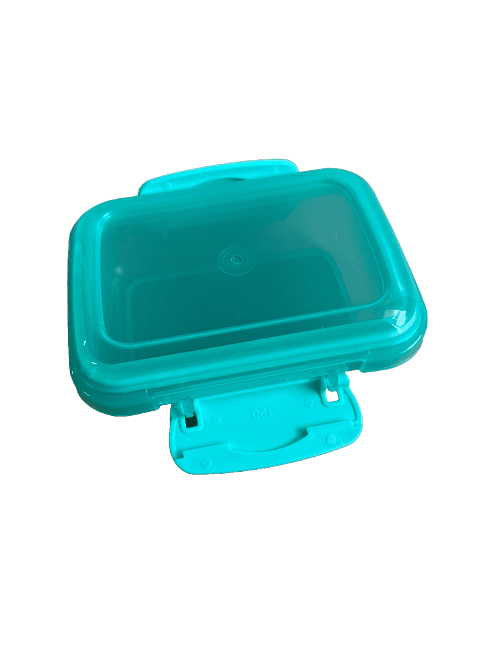 Lock-Top Snack Containers with Snap Latch Lids, 3 pack (Green)