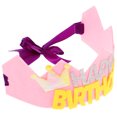 thumbnail image 4 of KAKOWELY Adornos de coronas de tela para celebraciones de cumpleaños, sombreros de corona de tela, sombreros de fiesta para cumpleaños de niños pequeños, 4 of 5