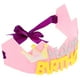 thumbnail image 4 of KAKOWELY Adornos de coronas de tela para celebraciones de cumpleaños, sombreros de corona de tela, sombreros de fiesta para cumpleaños de niños pequeños, 4 of 5