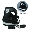 thumbnail image 2 of Dog Harness and Leash Set for Dogs, Soft Mesh Padded Harness for Puppies and Cats, Reflective Adjustable Breathable Chest Harness for Walking, Running, Training M Black, 2 of 8