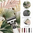 thumbnail image 5 of Round Rugs 5Ft, Summer Palm Leaves Round Area Rug Washable Indoor Throw Carpet, Tropical Leaves Plants Yellow Berry Beige Soft Non Slip Circle Rug for Cabinet Bathroom Home Decor Aesthetic, 5 of 8