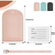thumbnail image 2 of Juego de 3 etiquetas para maletas Etiqueta para maletas de cuero PU Se puede escribir en Se puede escribir en Etiquetas ajustables para maletas Para maletas, mochilas, estuches de vuelo, 2 of 5