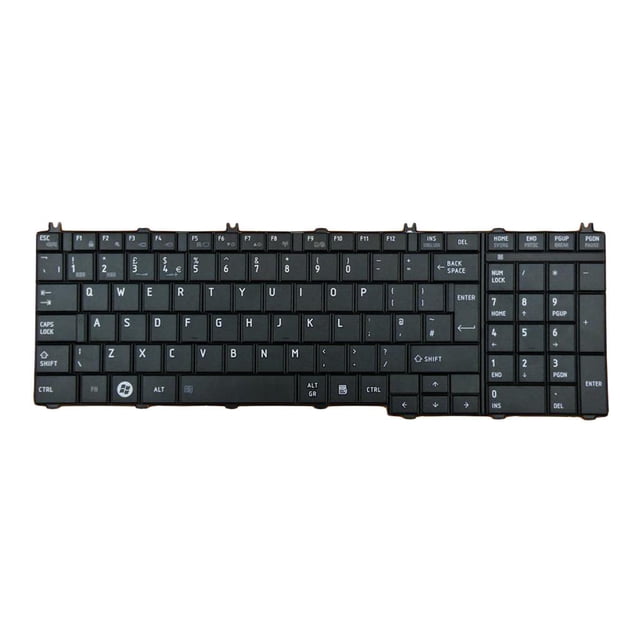 TISHITA Replacement Part For C650 C655 PC UK English Layout Black