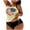 A33 Beige, variant on Plus Size USA Flag Tankini for Women 2 Piece Patriotic Bathing Suit Full Coverage Swimsuit Built-in Bra Tummy Control Swimwear