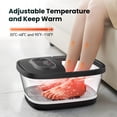 thumbnail image 2 of Masajeador Foot Spa Snailax con calor, plegable, 8 rodillos, 2 of 8
