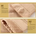 thumbnail image 5 of 2 pares de moldeadores adelgazantes para brazos para mujer, moldeador de mangas de compresión para la parte superior del brazo, envolturas para brazos flácidos, color beige, 5 of 5