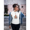 thumbnail image 2 of Violin & Roses Watercolor T-Shirt Women -Image by Shutterstock, Female Small, 2 of 4