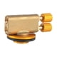 thumbnail image 1 of Válvula de gas de cilindro plano, válvula de control de quemador de gas, accesorio de metal, cabezal doble para camping, senderismo, cocina, picnic, b, 1 of 9