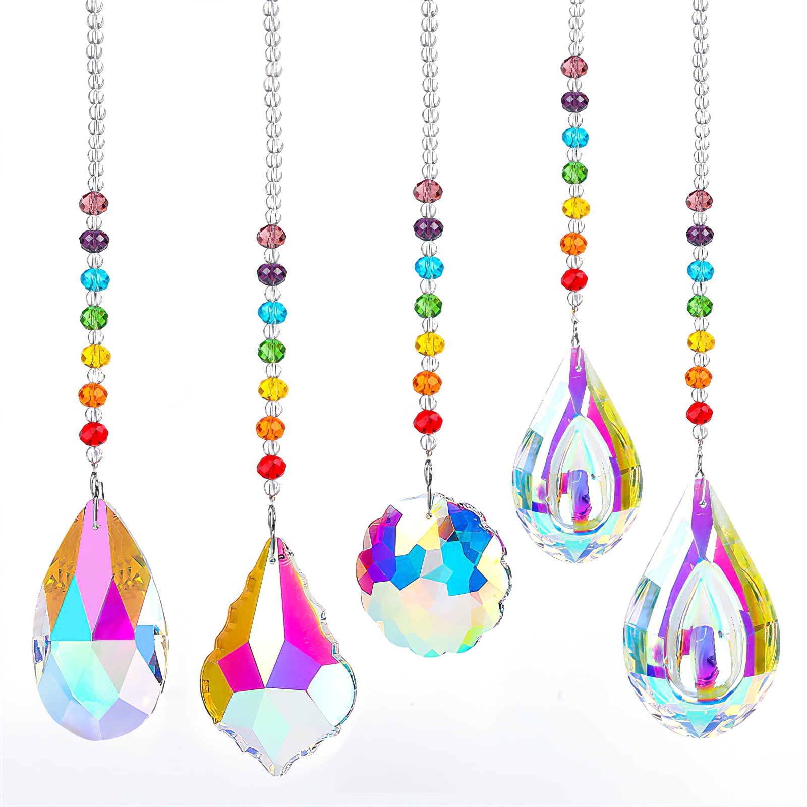Details about   Crystals Suncatcher Glass Bead Chains Hanging for Home Garden Window Decor 