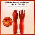 thumbnail image 5 of Rubber Extra Long Dishwashing Gloves, Heavy Duty Waterproof Household Cleaning Gloves for Kitchen Bathroom, Non-Slip Textured Fingers, 5 of 8