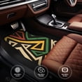 thumbnail image 4 of XMXT Waterproof Floor Mats for Cars, African Geometric Prints Non-Slip Universal Fit Auto Carpet Car Decor Mat for Women Men, Set of 4, 4 of 6