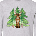 thumbnail image 4 of Inktastic Alaska Moose and Trees Long Sleeve Youth T-Shirt, 4 of 5