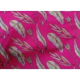 thumbnail image 4 of oneOone Cotton Poplin Fuschia Pink Fabric Feather Feather Craft Projects Decor Fabric Printed By The Yard 56 Inch Wide, 4 of 4