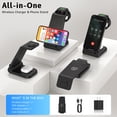 thumbnail image 6 of 2025 Wireless Fast Charger for Apple, Android Charging Station, 3 in 1 Travel Charger for Multiple Devices,Compatible for iPhone 17 16 15 14 13, Apple Watchs, Air pods, Gift Idea, Home, Office Use, 6 of 7