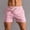 Pink, variant on AXXD Black Cargo Shorts For Men Summer 5 Inch Inseam Shorts Men Solid Drawstring Sports Elastic Mid-waist Shorts