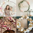 thumbnail image 4 of 60/80/100/150cm Balloon Ring Round Big Balloon Arch Circle Ring Stand Holder Balloon Garland Backdrop Frame Pillar Wedding, 4 of 5