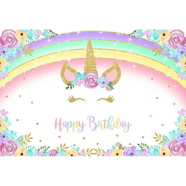 Decoración Cumpleaños Unicornio Niña